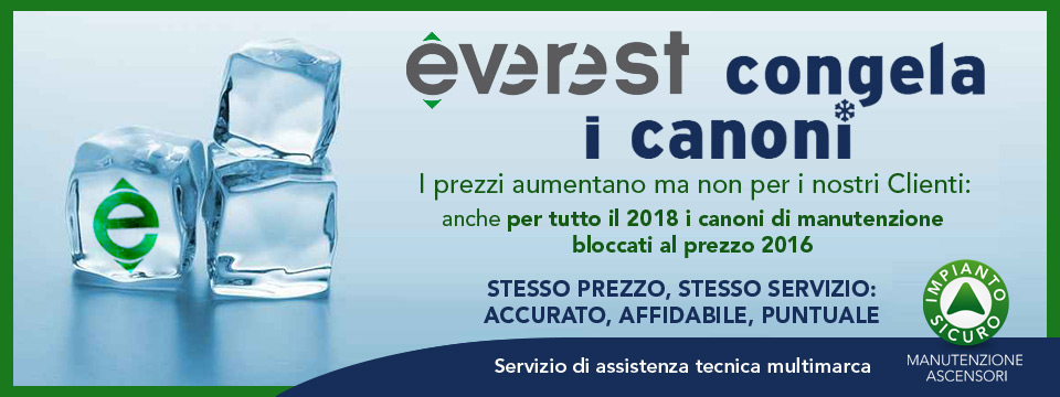 Everest congela prezzi 2016