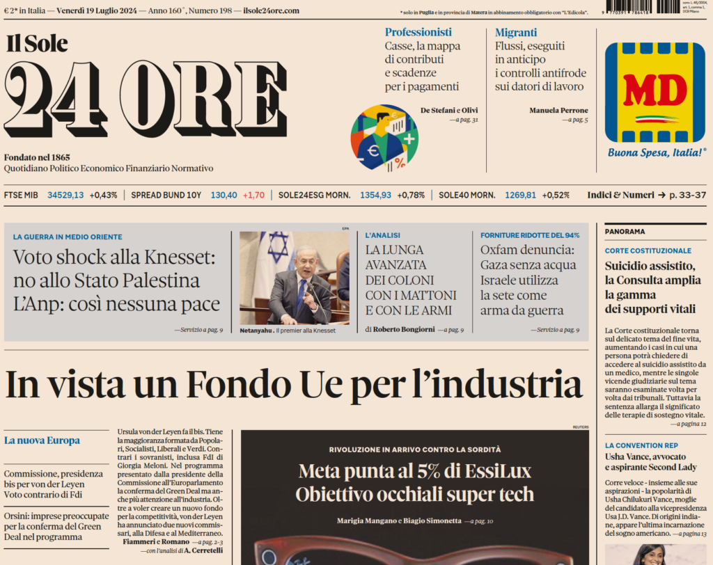 Parlano di noi il Sole 24 Ore e la Repubblica